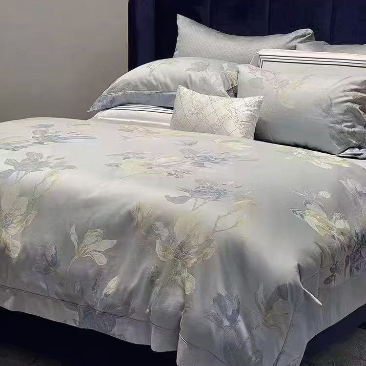 瑰丽花园  Dafenry·Home 高奢复古色织长绒棉提花四件套专属 