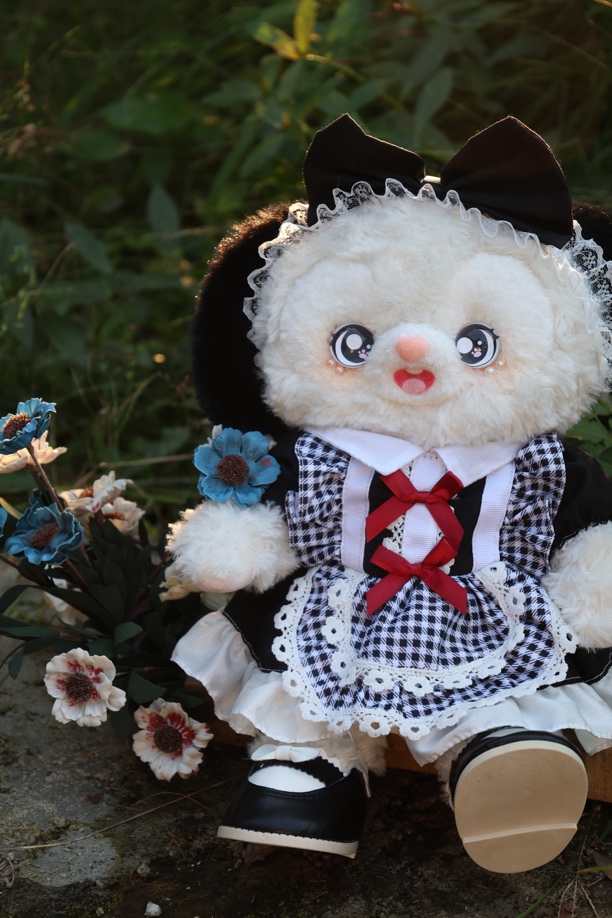 改改娃可爱呆萌手作毛绒娃娃衣服定制棉花娃娃玩偶