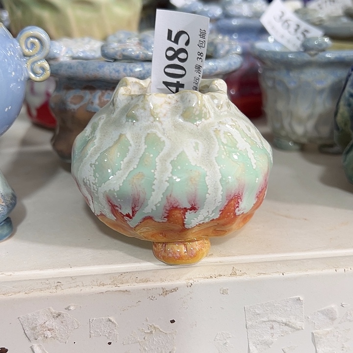 口3高6 手工花盆满30包邮