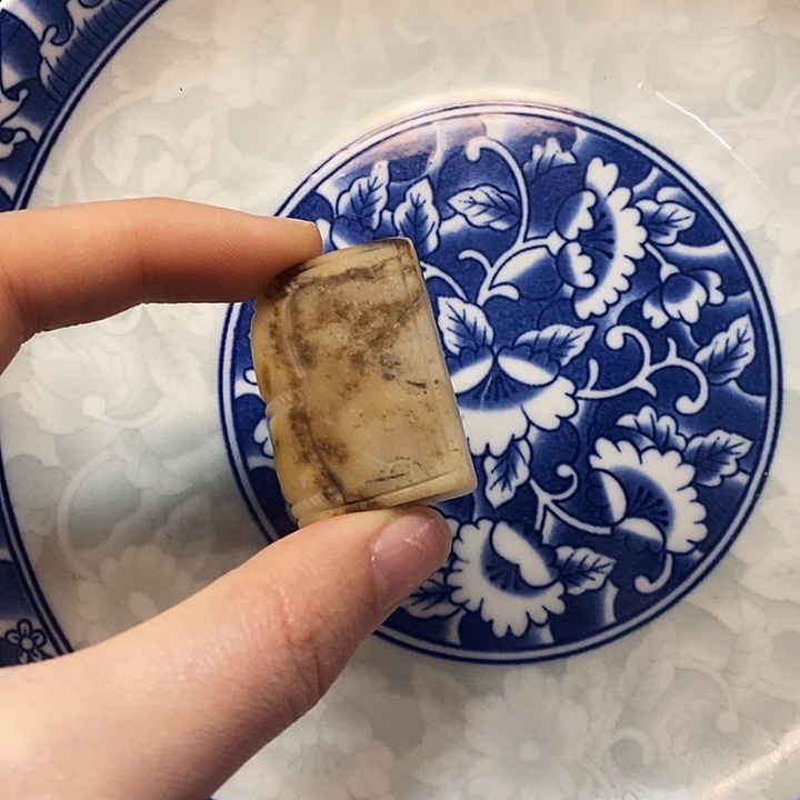 瓷片瓷片 瓷器 摆件1个
