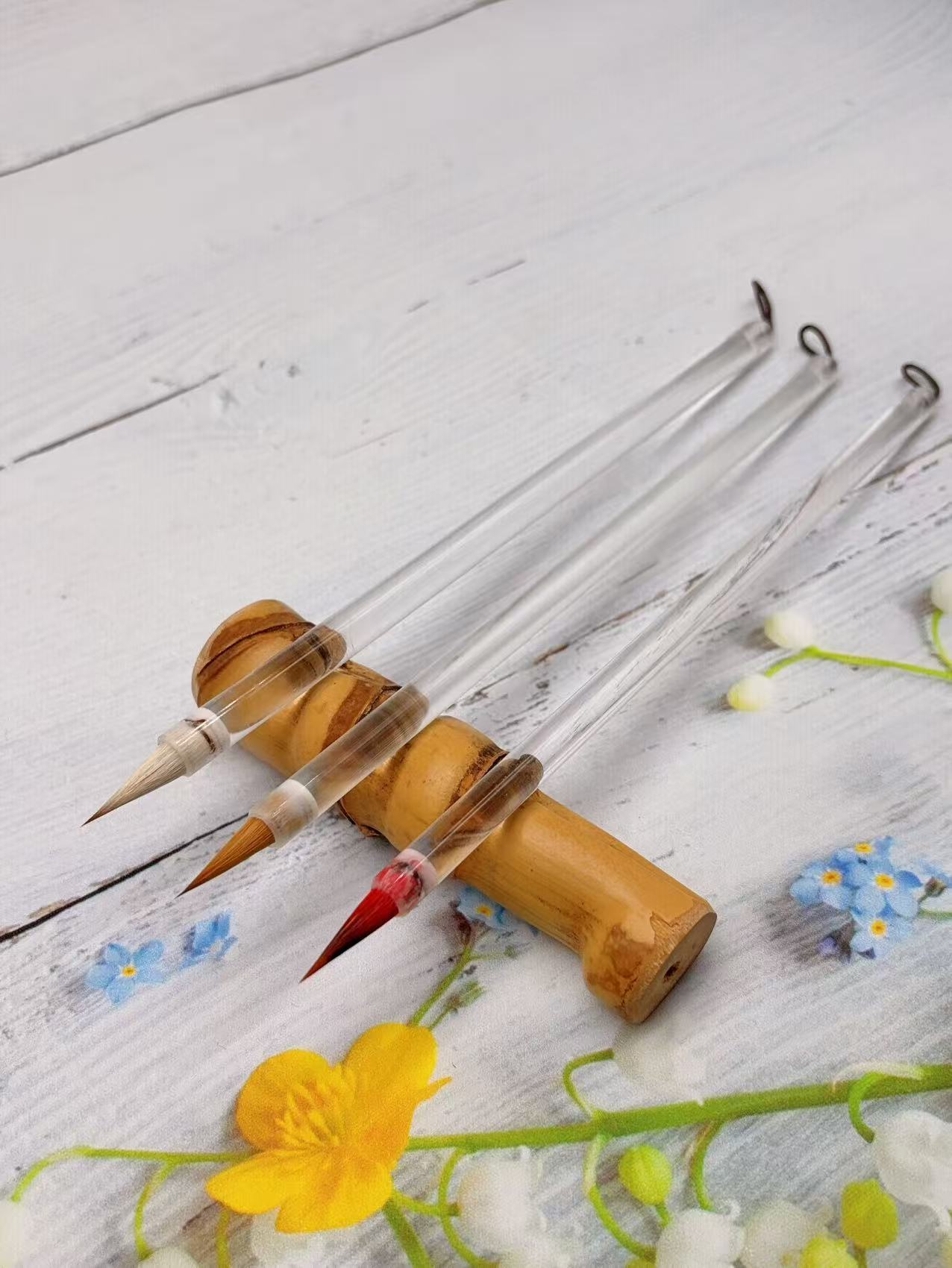 狼毫兼毫小楷毛笔瘦金体专用抄经练字书法入门勾线笔