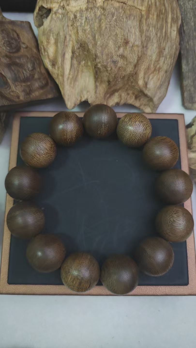 沉香沉香碎屑莺歌绿绮圆珠单圈w018