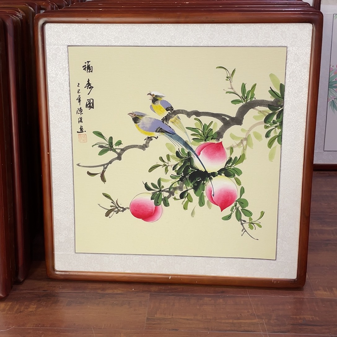 国画带框尺寸63*63厘米