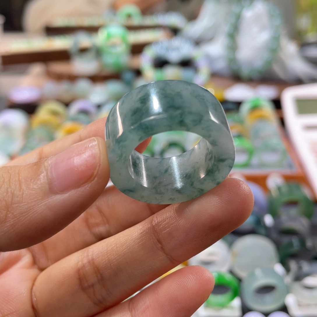 定制翡翠未镶嵌我***柿翡翠