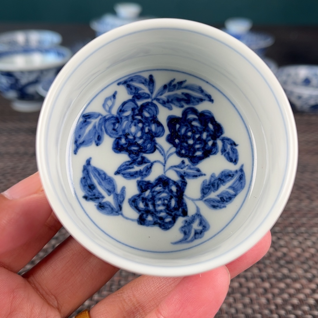 瓷片景德镇陶瓷杯子