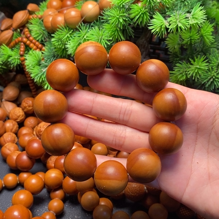 手串橄榄核2.1尺寸光珠