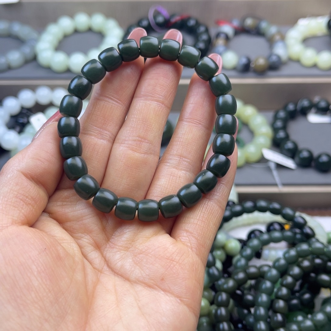 和田玉手链未镶嵌