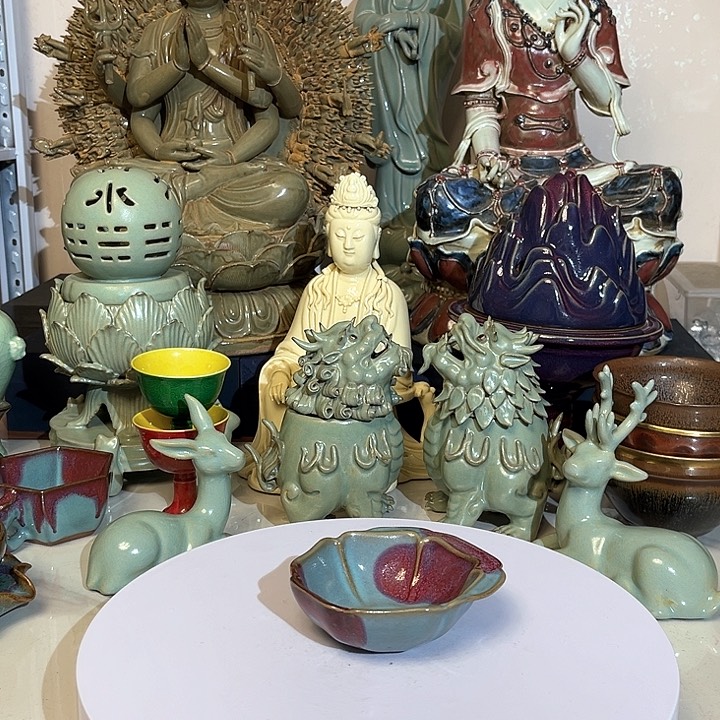 瓷片摆件摆件摆件