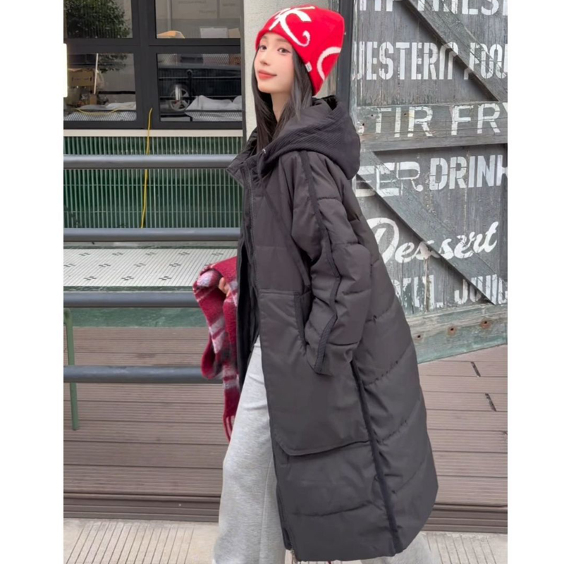 oversize面包服羽绒棉衣棉服女冬季外套中长款厚棉袄2025年新款潮