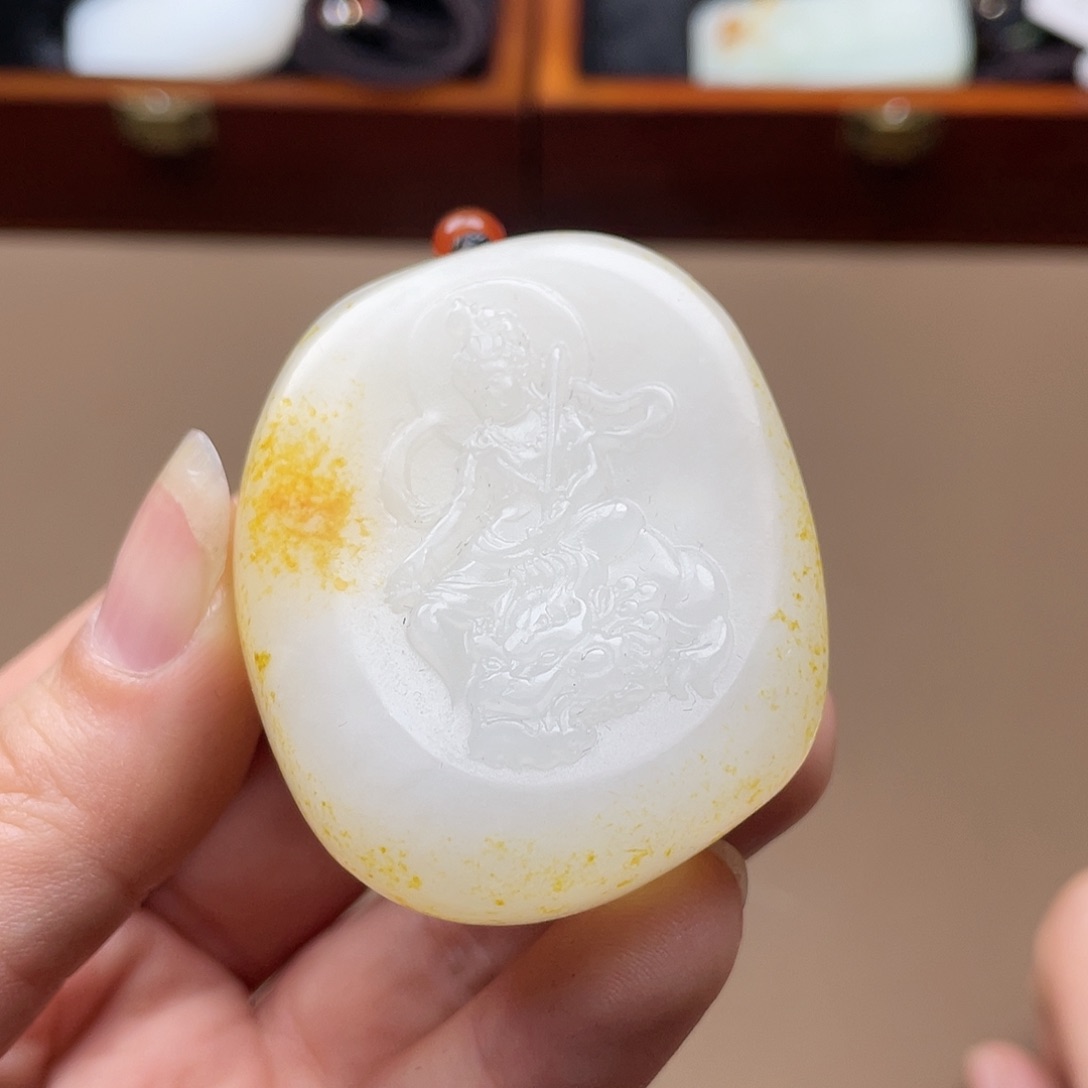 和田玉挂件未镶嵌F