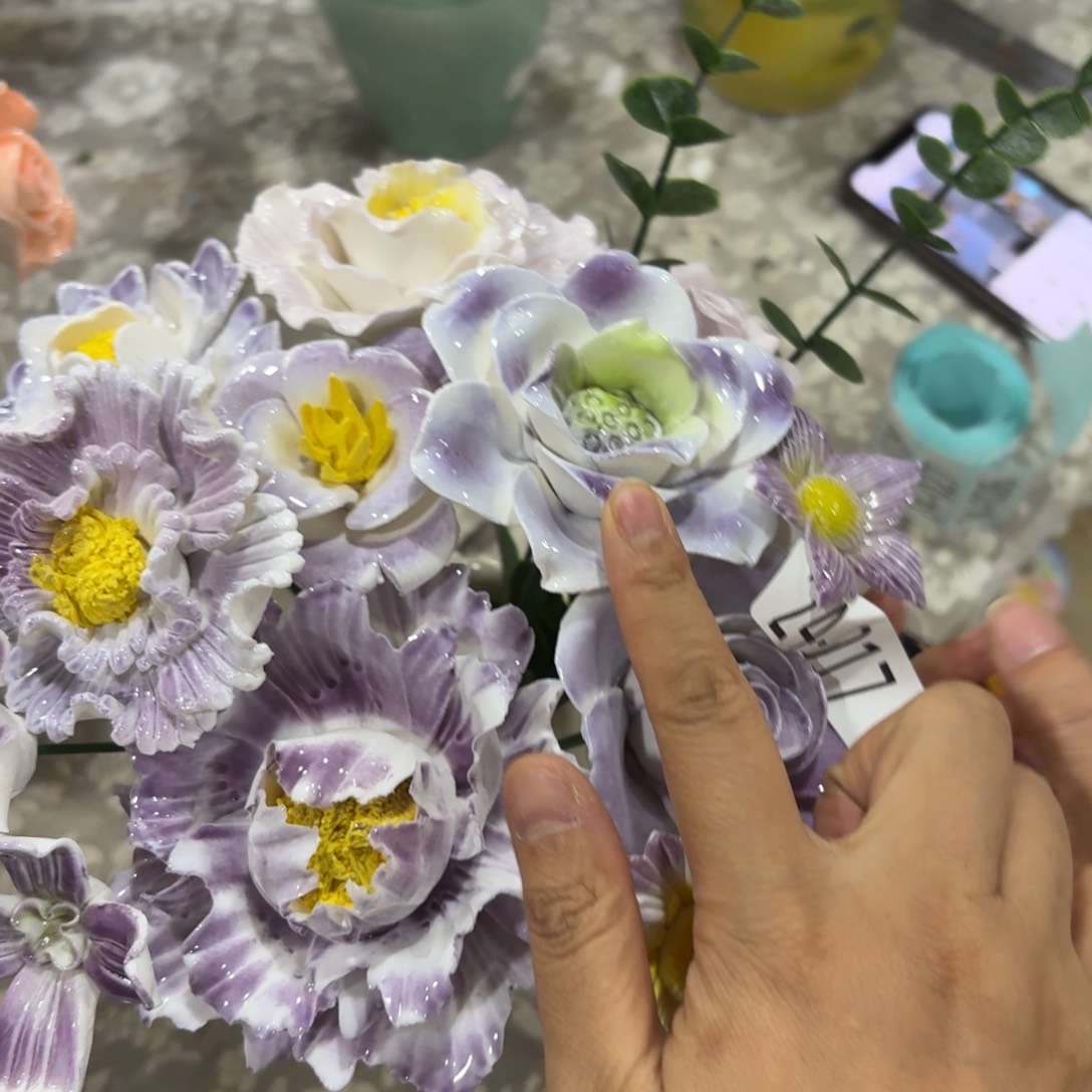 陶瓷花，拍满20发货，退款拉黑2417