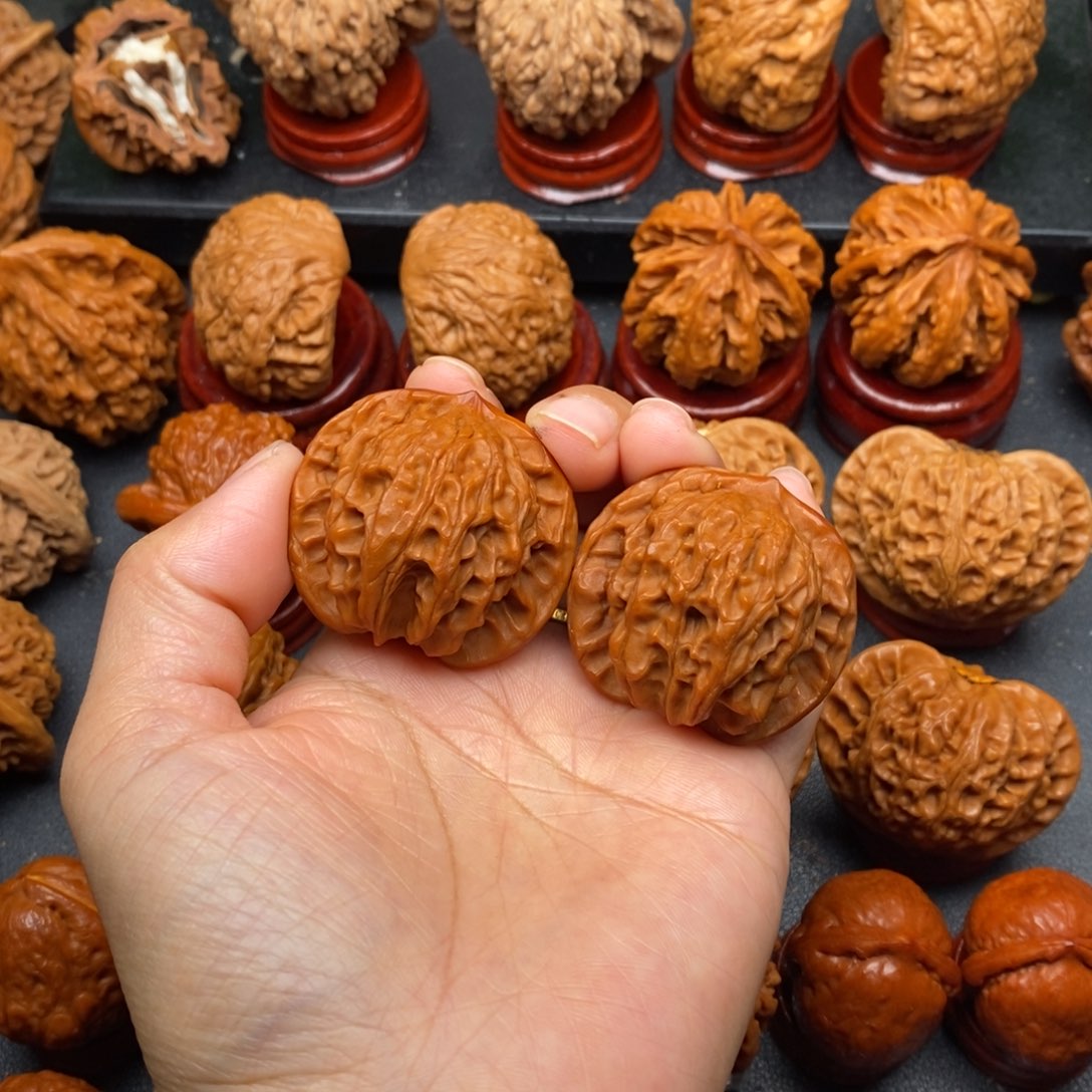 文玩核桃把件40公子帽