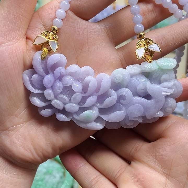 翡翠未镶嵌颈饰天然翡翠