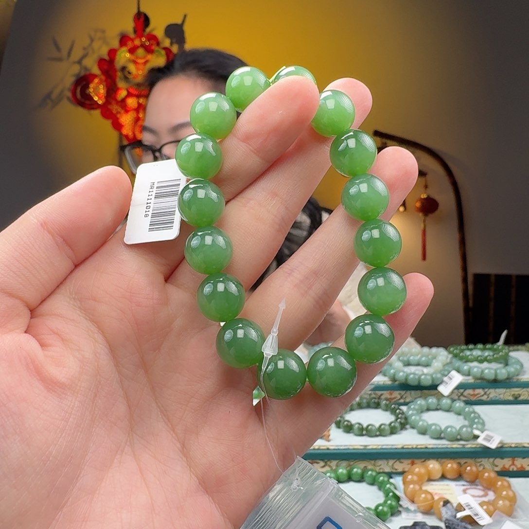 和田玉手串未镶嵌