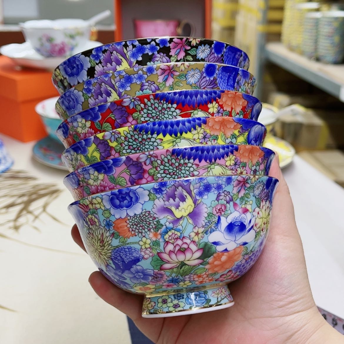 【闪购商品】珐琅4.5英寸6混，。。。。。