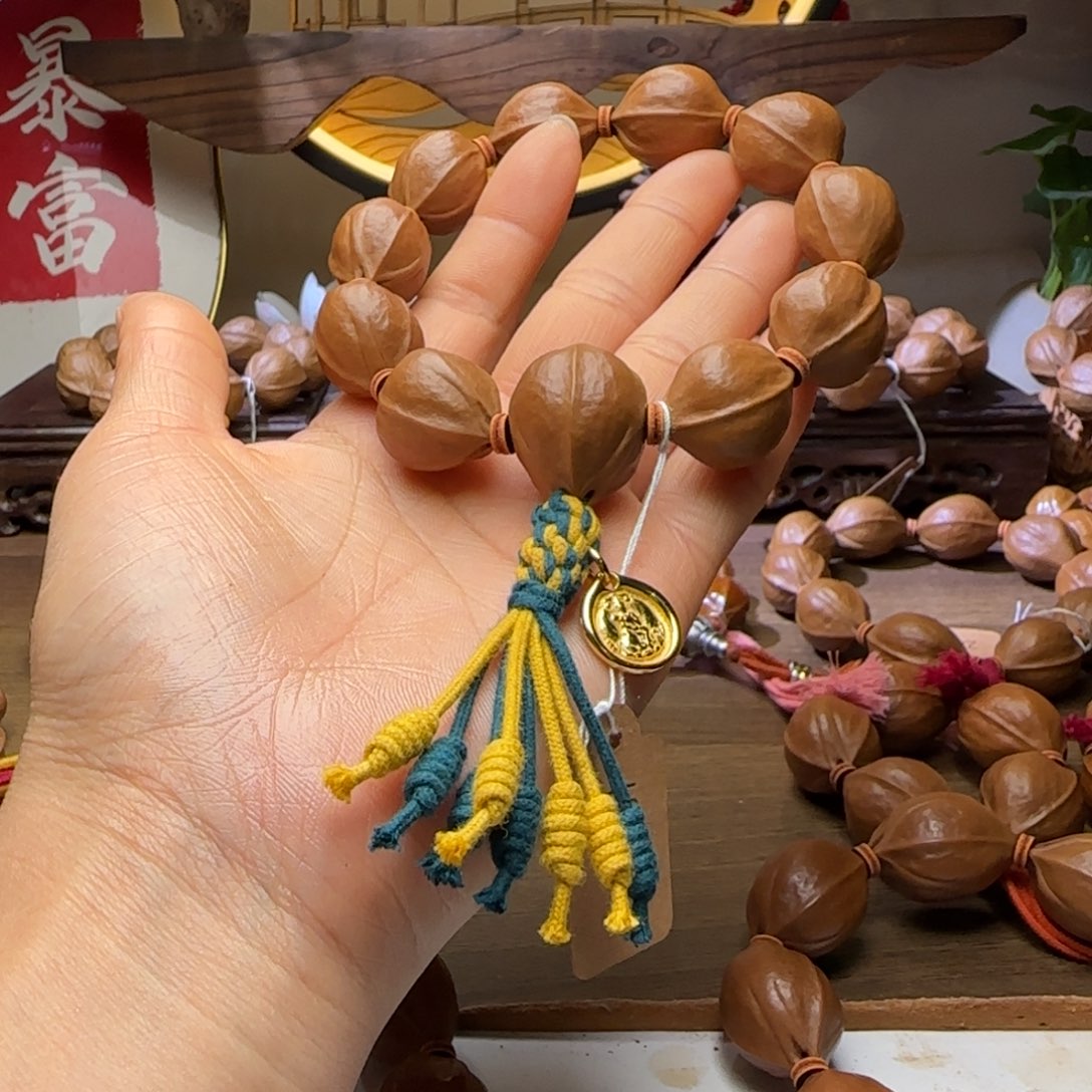 橄榄核手串帅***船1924梅林铁核