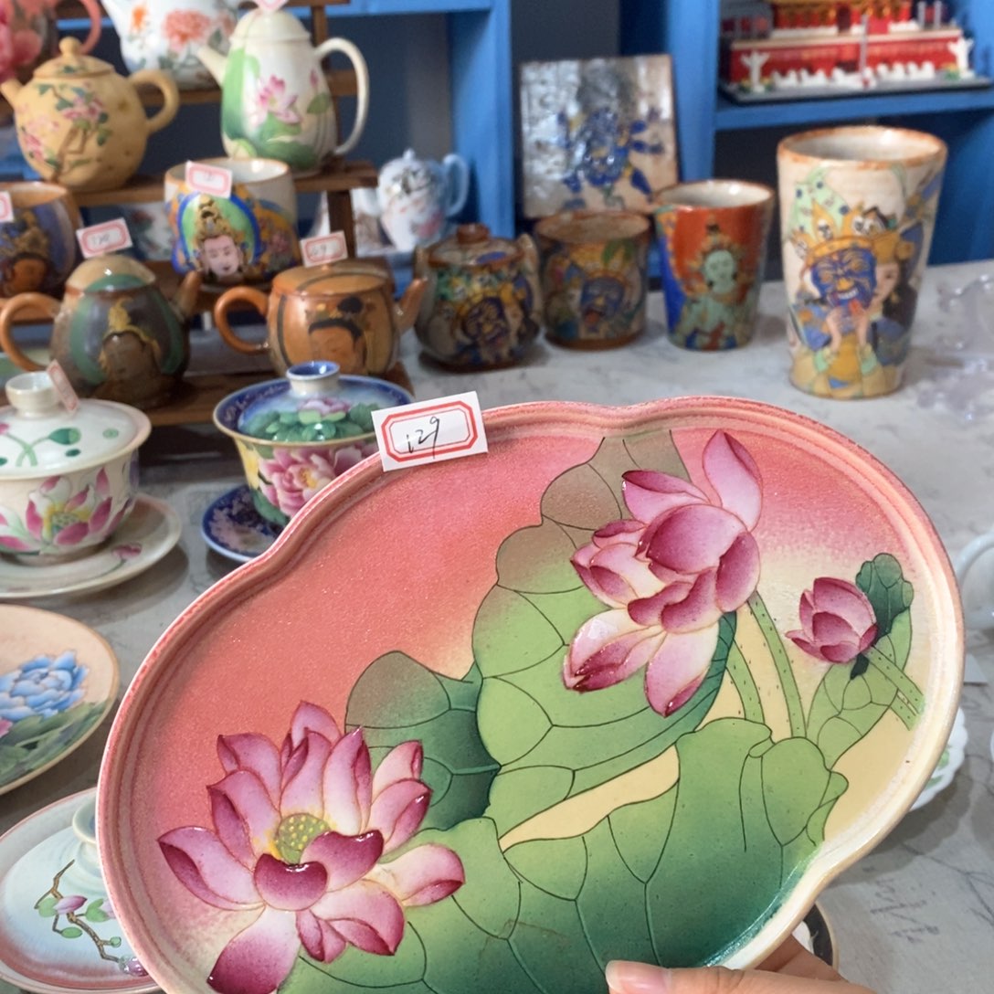 景德镇手工手绘画片杯杯