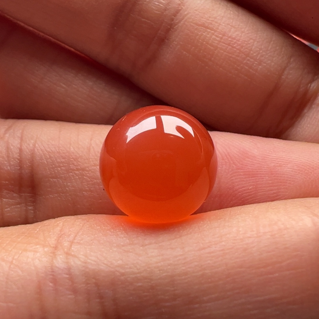 南红玛瑙圆珠12.5未镶嵌