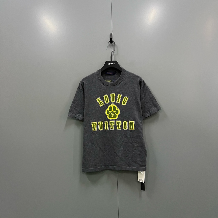 未使用 LouisVuitton/路易威登 （ll）珍珠掌印logo短袖 M码/013877