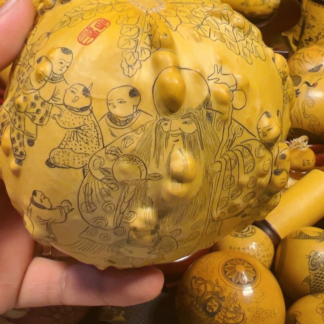 香榧木胡**祖金永伟作品多子多福