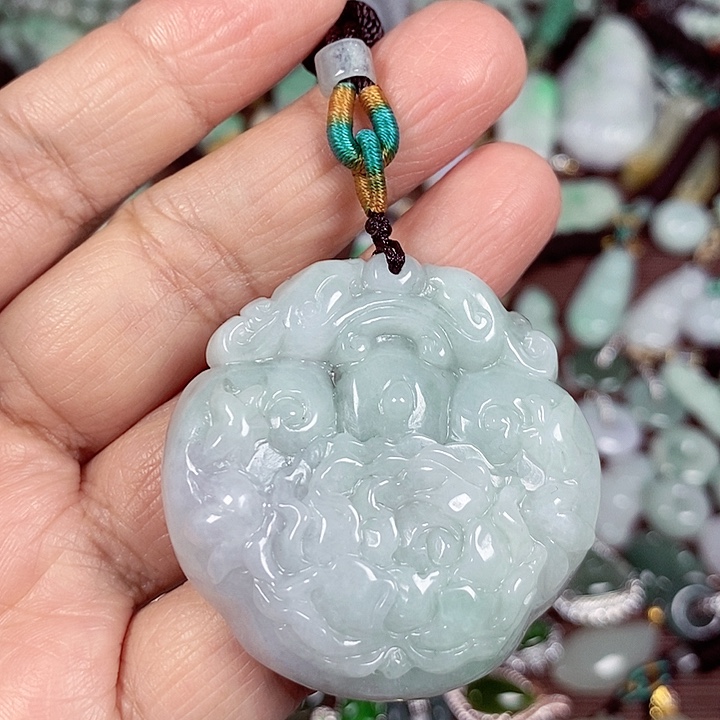 翡翠未镶嵌颈饰天然A货翡翠玉配证书