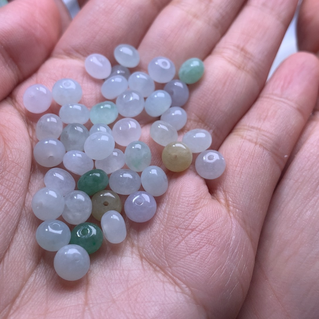 散珠翡翠柒*多样性发货40颗