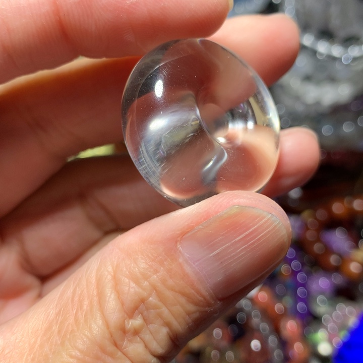 水晶吊坠未镶嵌面包圈吊坠