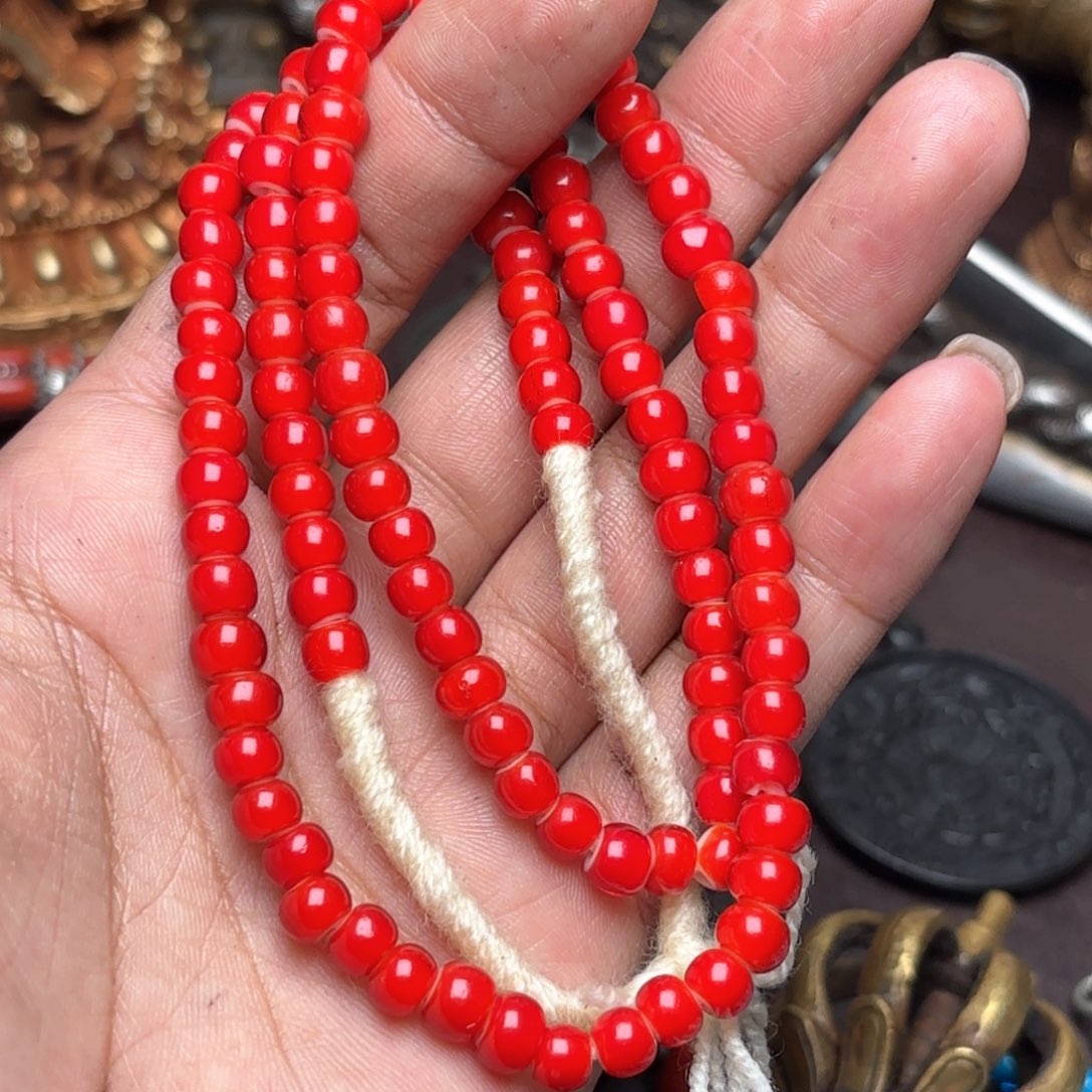 铜星月菩提吊坠项链