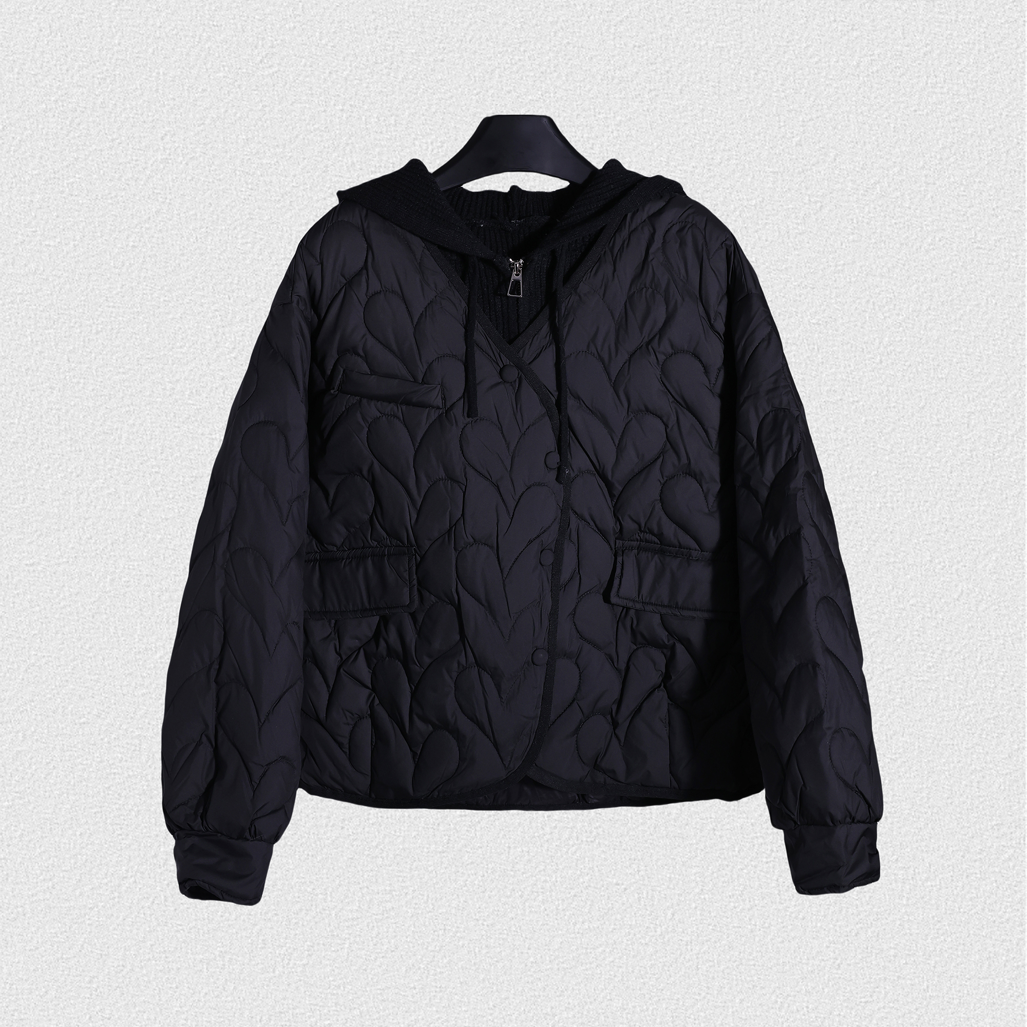 【假一赔三】新款连帽轻薄羽绒服外套女宽松洋气百搭外套C9165/AN