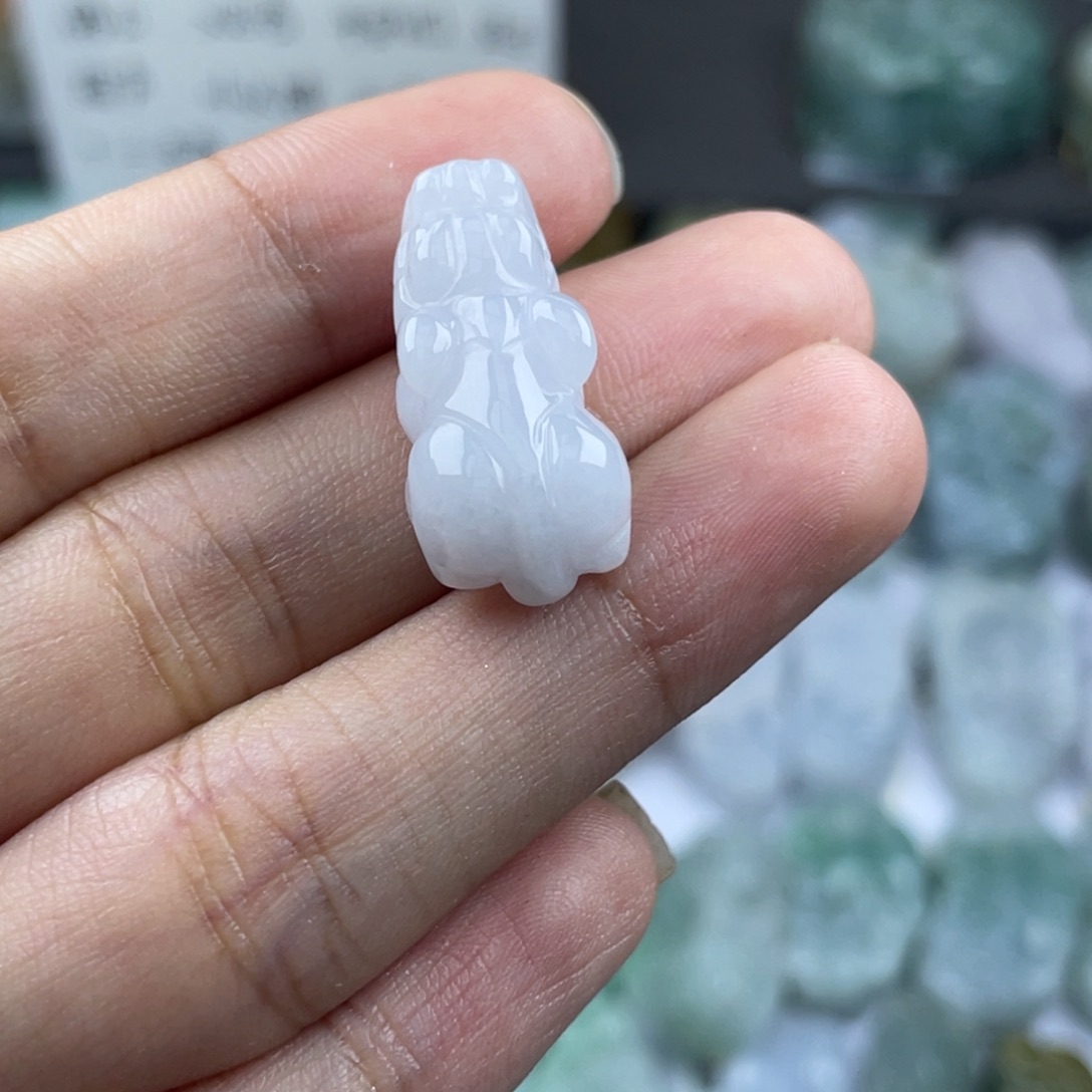 翡翠未镶嵌颈饰貔貅