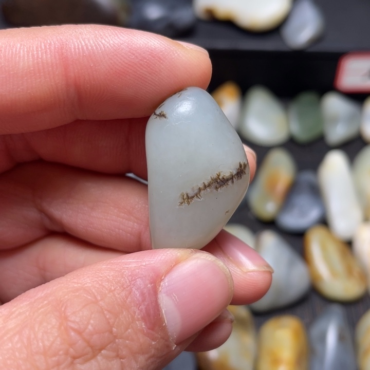 和田玉未镶嵌挂件30