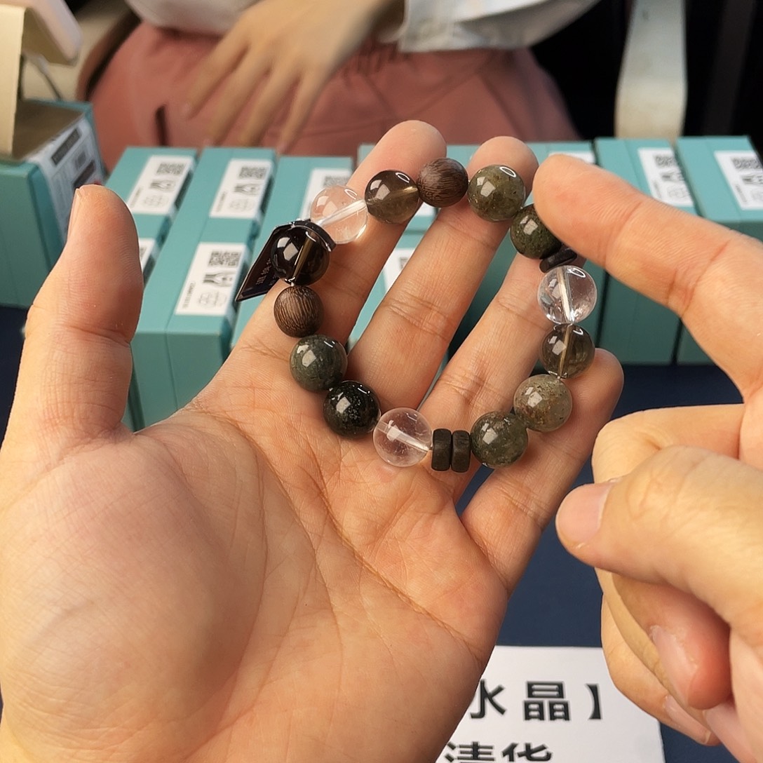 水晶手链银S925镶嵌