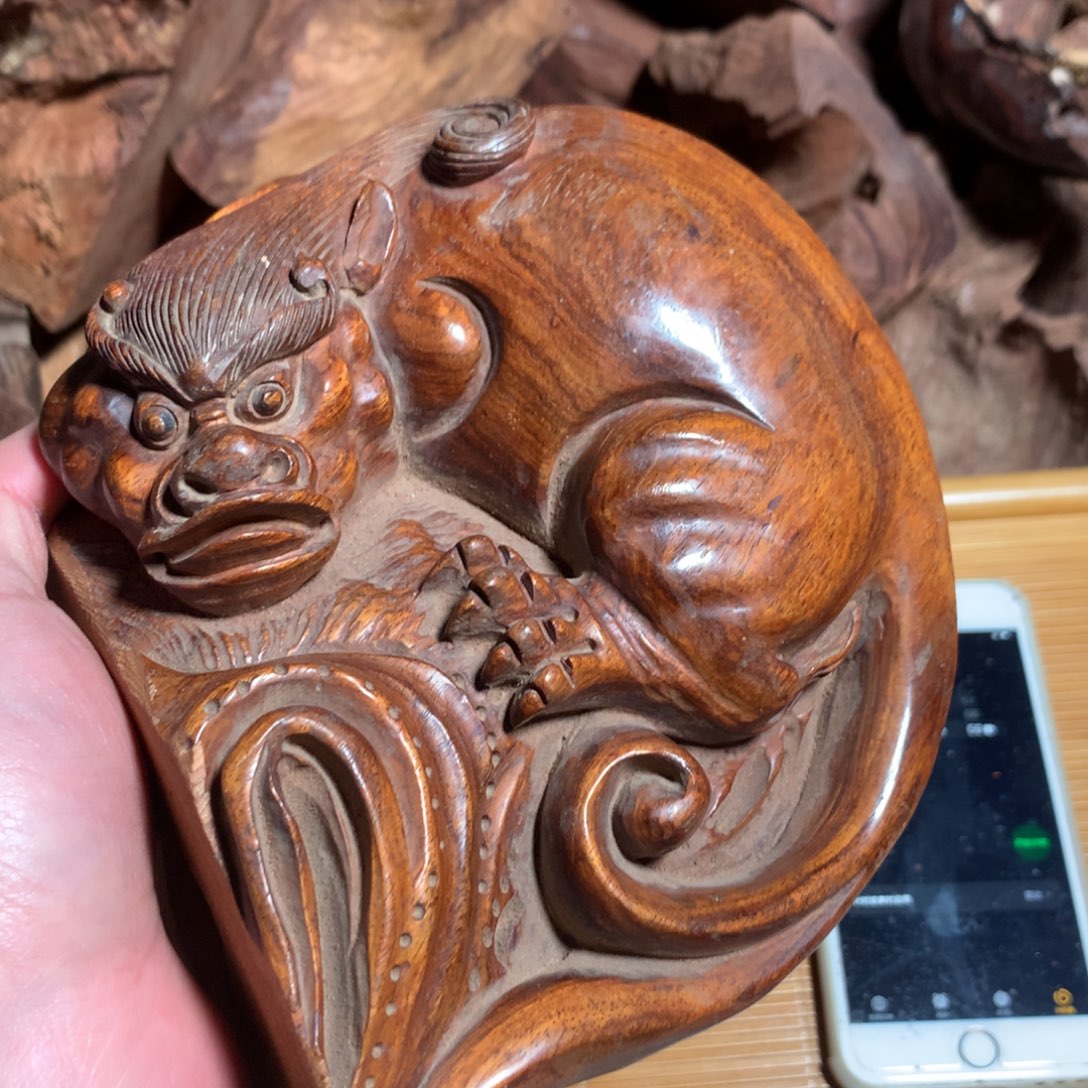 海***奇黄花梨/降香黄檀手串回血海南黄花梨老料