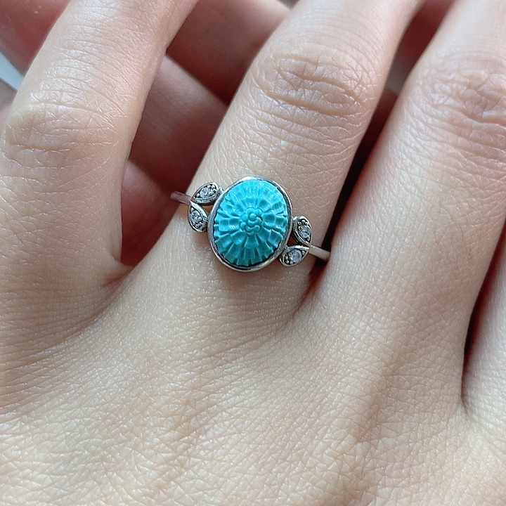 绿松石珠宝奇石未镶嵌