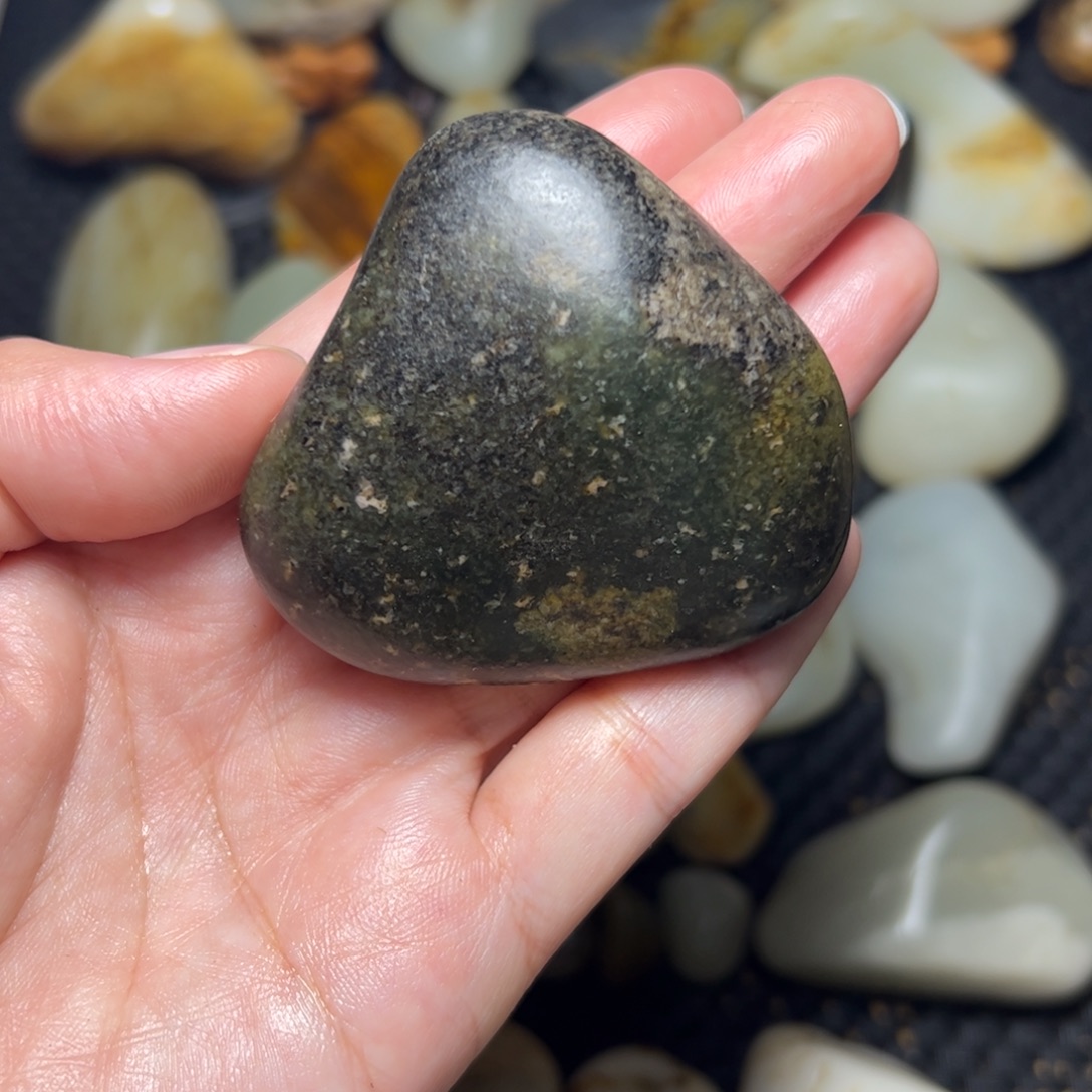 和田玉未镶嵌挂件A31