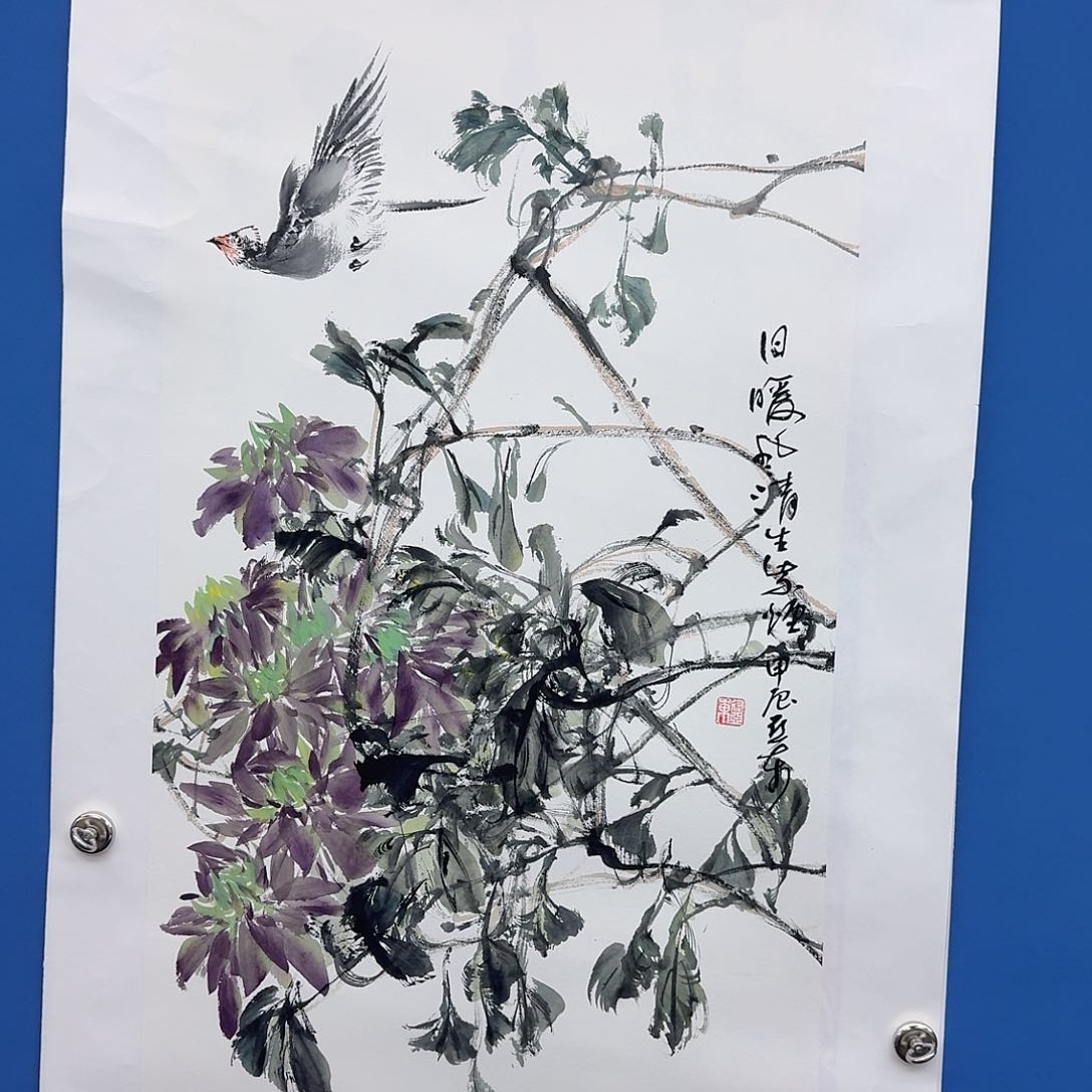 国画多次参加国内外大型