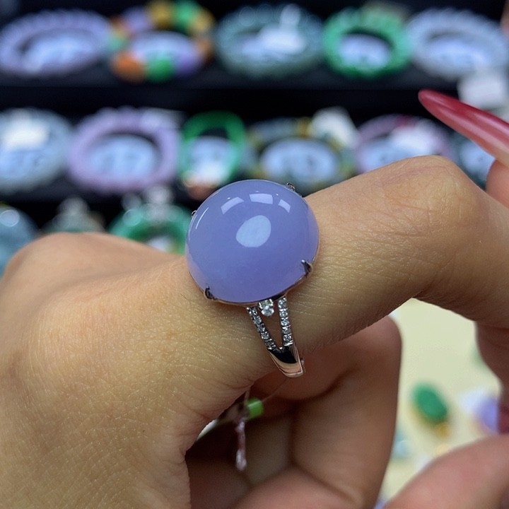 18K金镶嵌翡翠手链翡翠