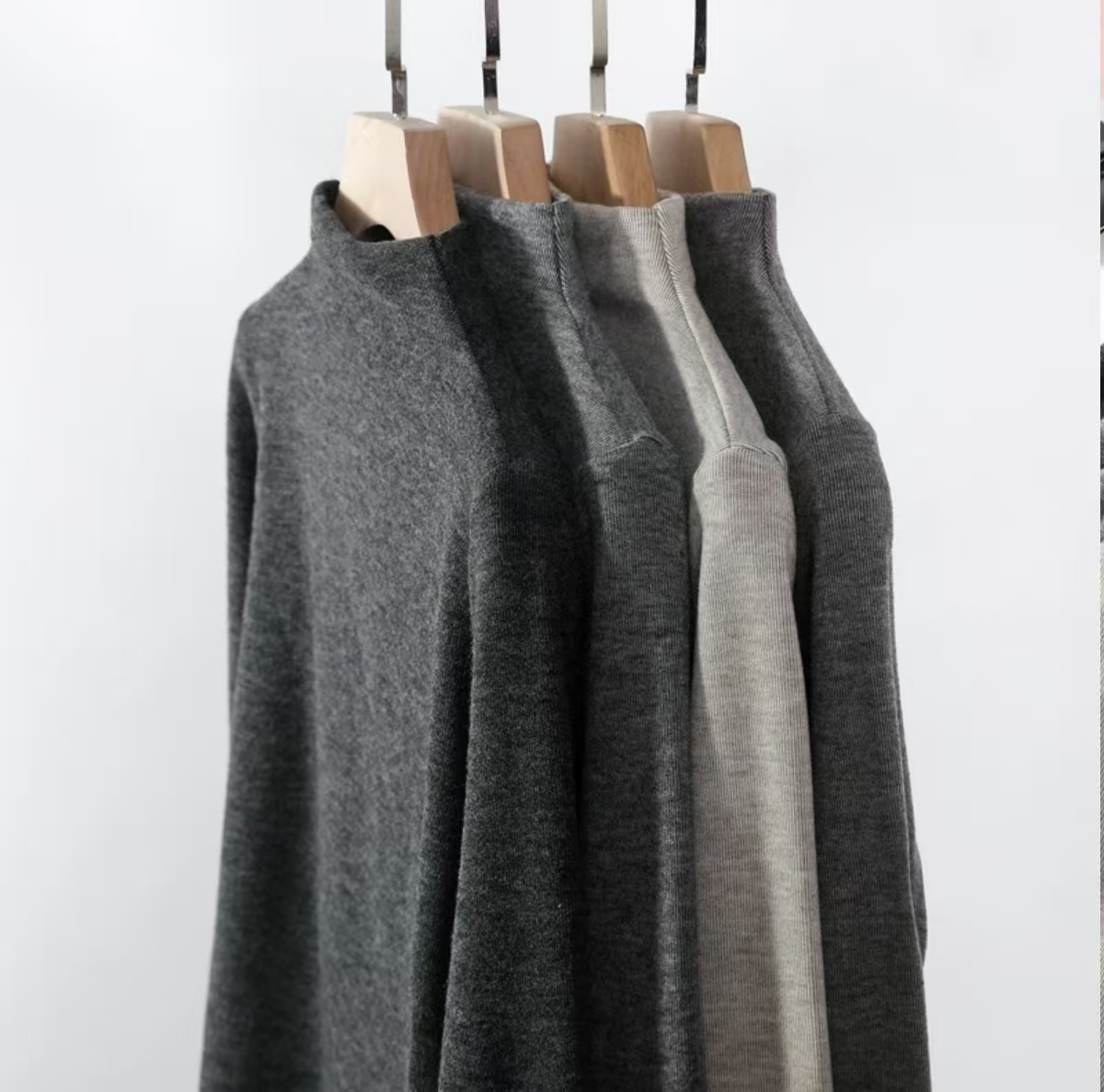 2025秋冬新款防羊绒磨毛加绒加厚半高领打底衫女内搭长袖T恤女