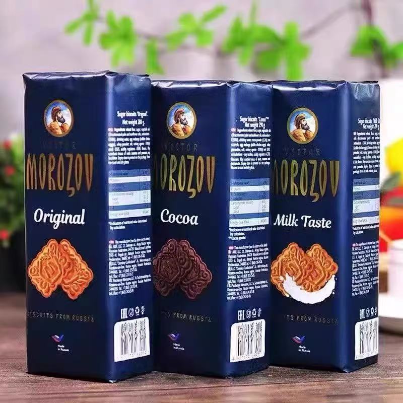 日期到8月 俄罗斯进口Morozov维克多莫罗佐夫饼干280克