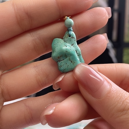 未镶嵌绿松石珠宝奇石