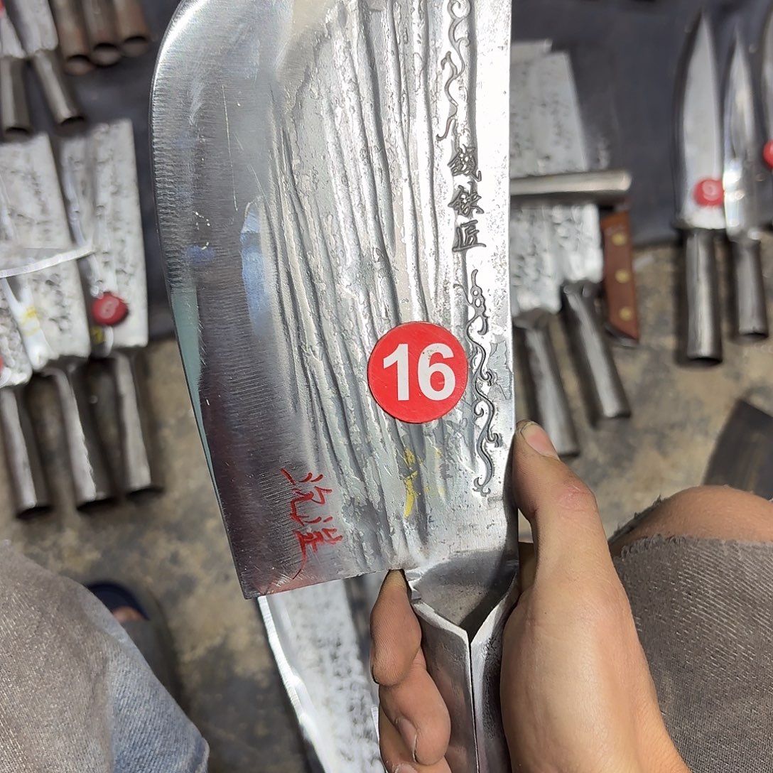高碳锰钢云南阿老表手工锻打刀