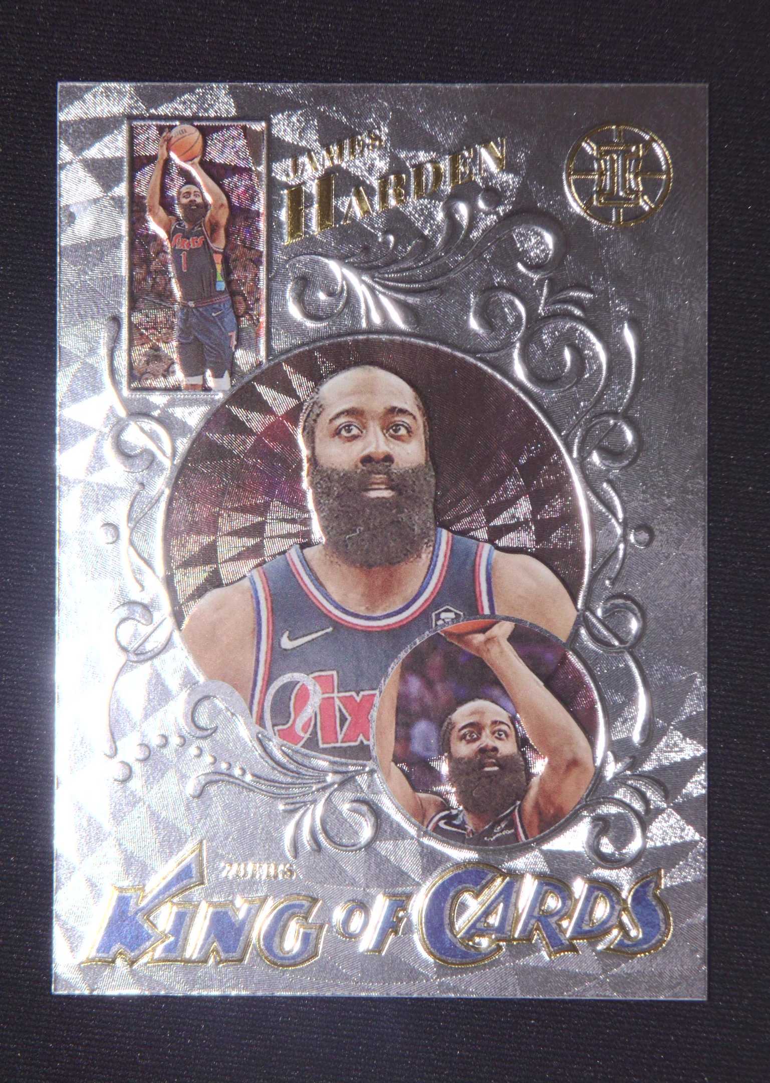 【折射款直播】哈登 浮雕 帕尼尼NBA国宝手提球星卡