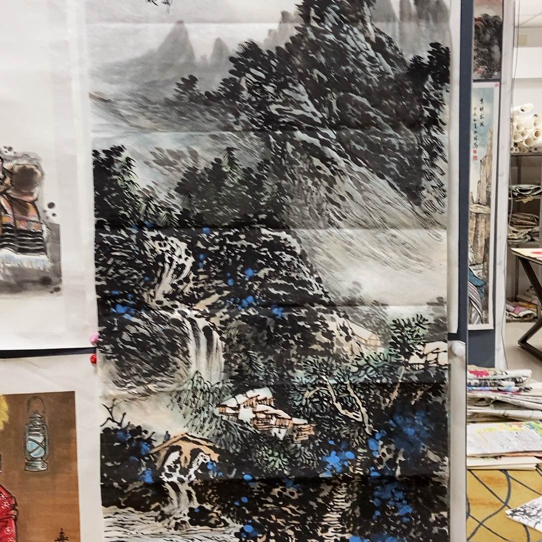 版画68/138薛全祥手绘画心