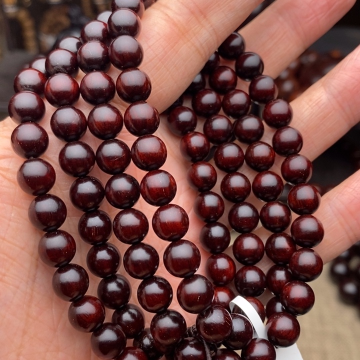 檀香紫檀（小叶紫檀）手串/手链0.8泥料带金星