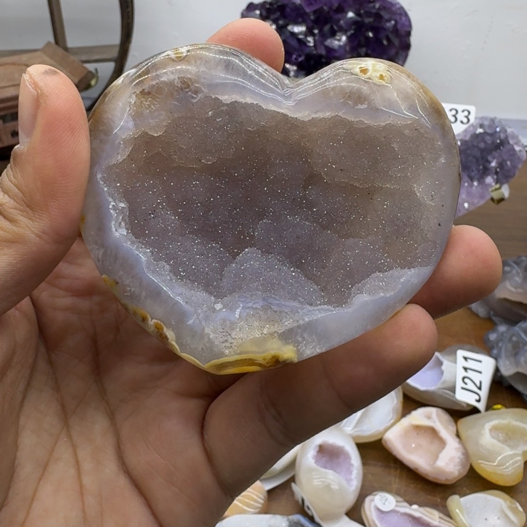 甜***觅水晶未镶嵌大型摆件（非配饰）