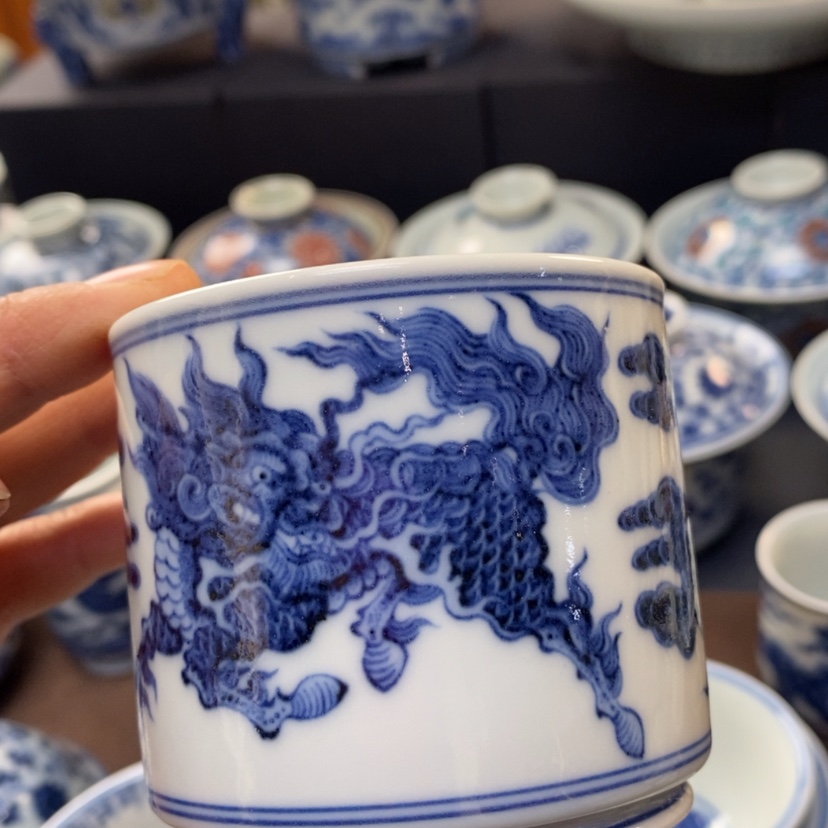 【闪购商品】景德镇青花主人杯