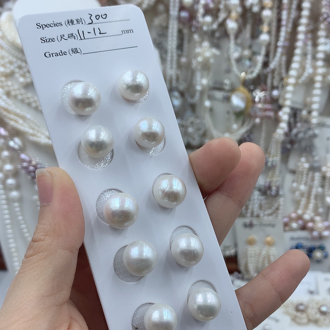 银S925镶嵌项链耳饰淡水珍珠