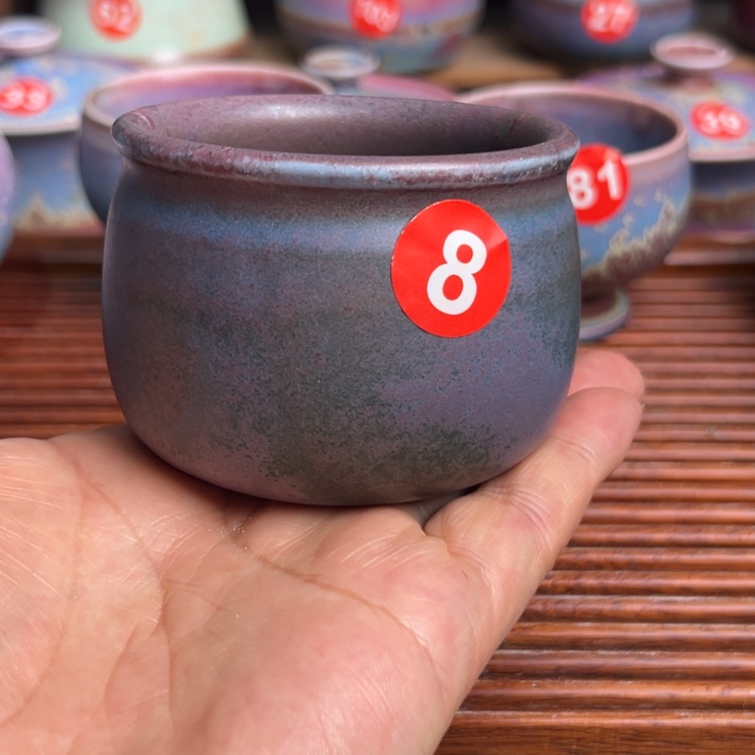 手工制作钧窑茶器