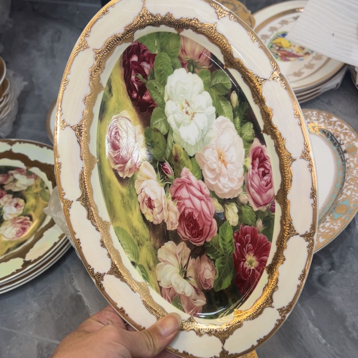 【闪购商品】瓷片12寸鱼盘一个一单福利价