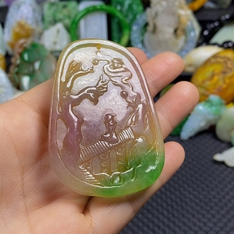 紫金钵盂菩提吊坠
